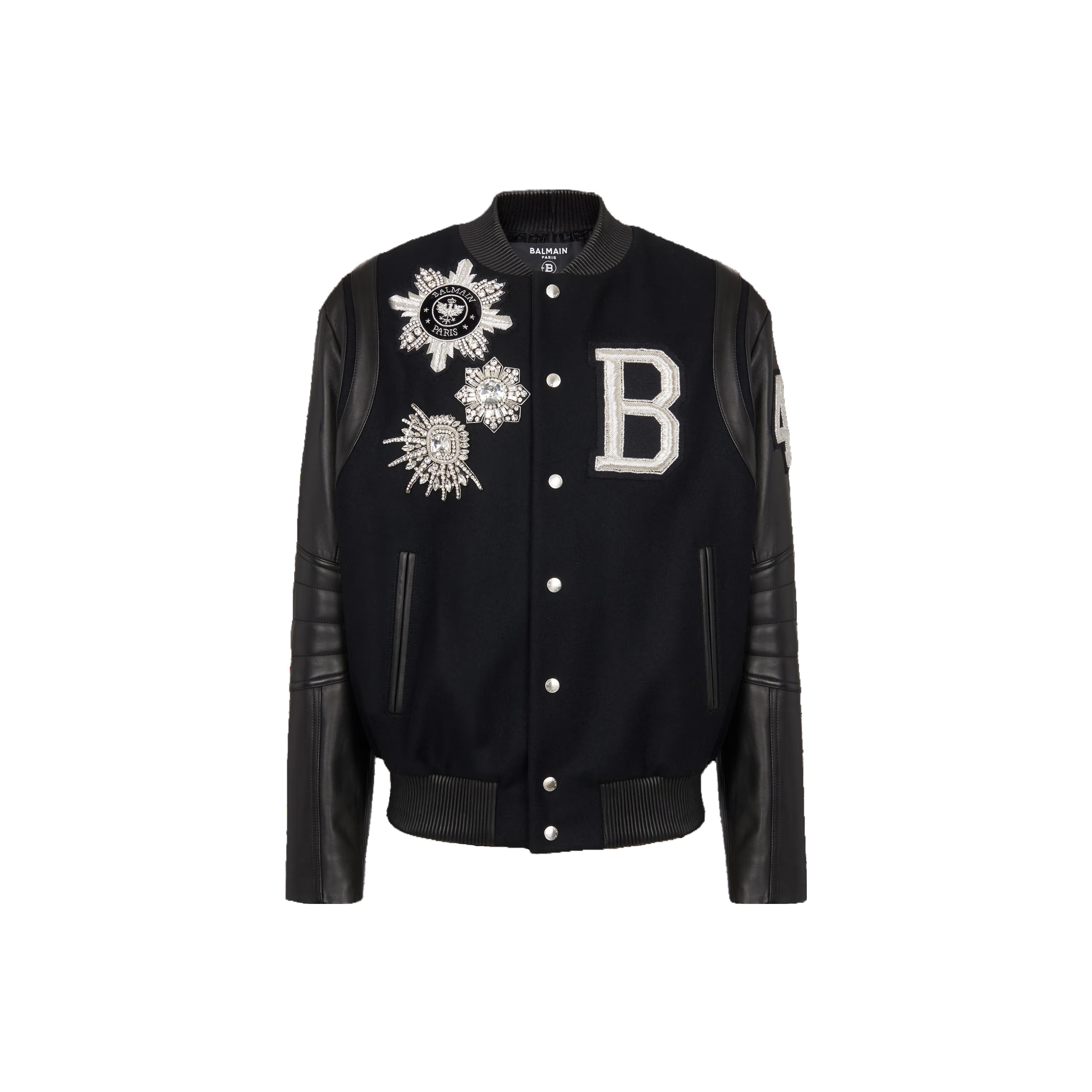 レザー ボンバージャケット - Men | BALMAIN