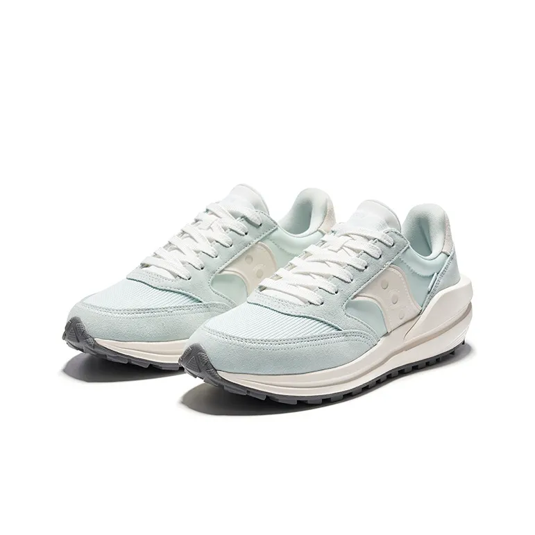 Saucony JAZZ RENEW Cushioning Wear Resistant Low Top Casual Shoes Unisex Light Blue-2