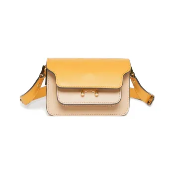 MARNI Trunk Calfskin Crossbody Bag Shoulder Bag Kids' Orange