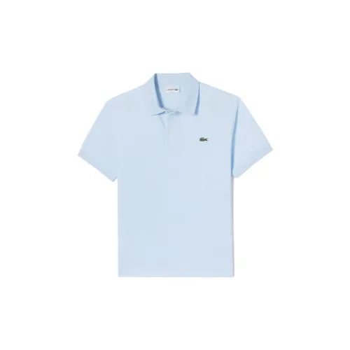 LACOSTE Polo Shirts Men Light Blue