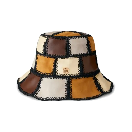 Maison Michel Fredo Leather Bucket Hat