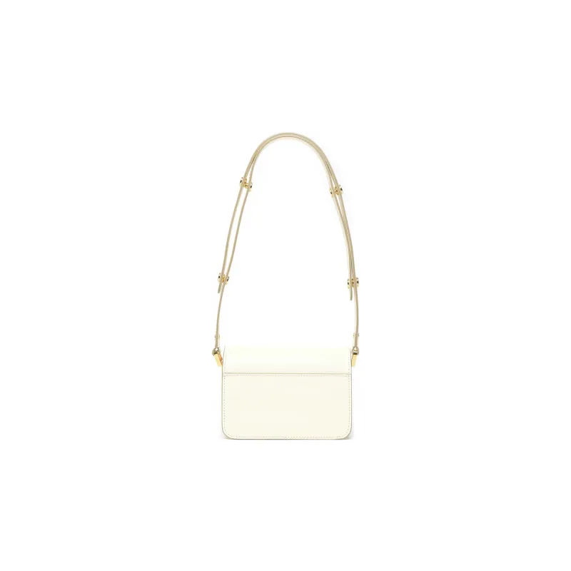 MARNI Trunk Calfskin Crossbody Bag, Shoulder Bag Kids' Light Beige-1