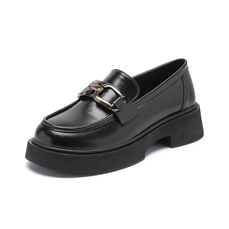 AGSDON Loafers Women's Low Top Black/Brown-1
