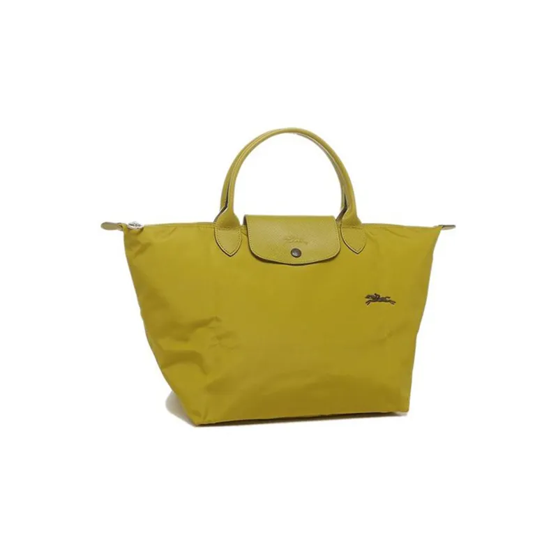 LONGCHAMP Le Pliage Club Nylon Dumpling Bag Handbags Large Size Women's Yellow-1