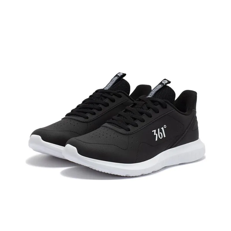 361° Breathable Lightweight Low Top Running Shoes Women's Black-1