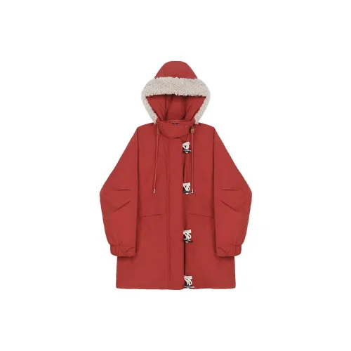 VEGA CHANG Down Jackets Women's Christmas Red