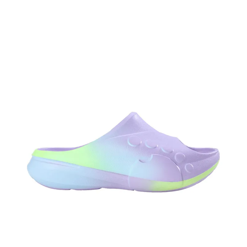 Macondo Slide Slippers Unisex Flowing Light Ripple Purple-1