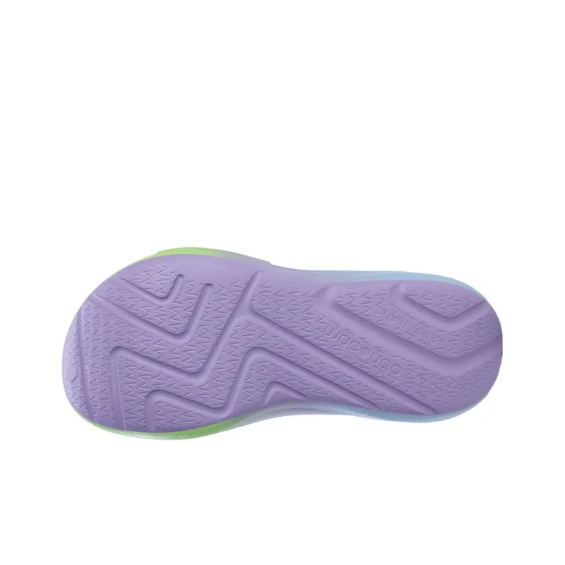 Macondo Slide Slippers Unisex Flowing Light Ripple Purple-5