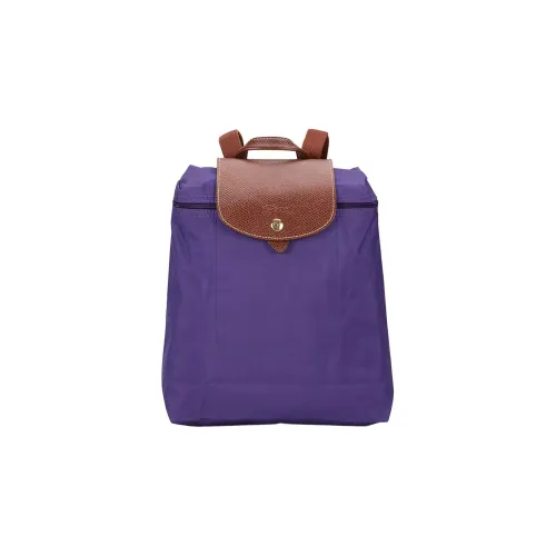 LONGCHAMP Canvas With Leather BA5955 Backpack Large Size Women's Purple