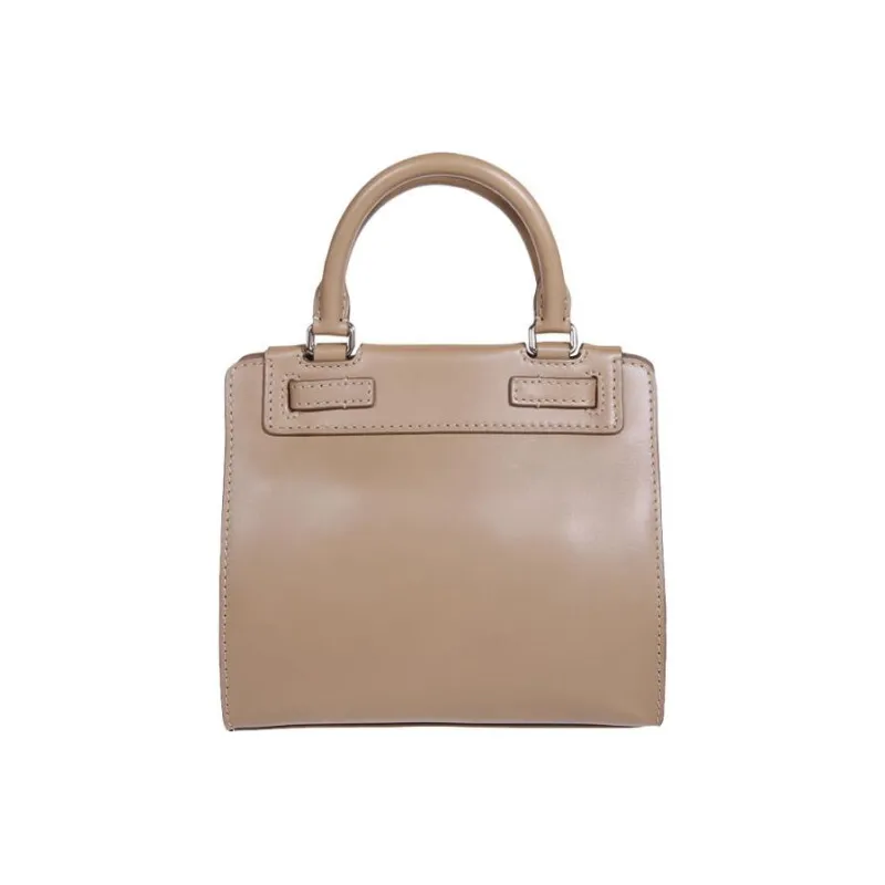 Fontana Milano 1915 Genuine Leather Shoulder Bag Crossbody Bag Handbag Women's Light Brown-2