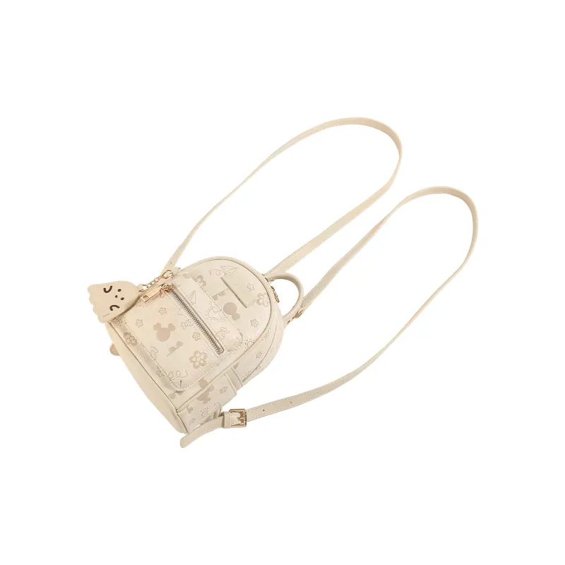 AILUXI PU Backpack Mini Women's Milkshake White-3