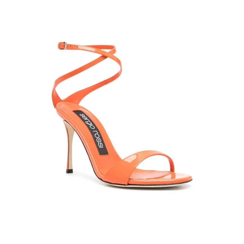 SERGIO ROSSI Godiva Ankle Strappy Sandals Women's-2