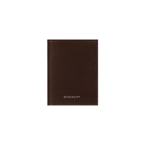 Givenchy 4G Calfskin Card Holder Regular Men's Dark Brown