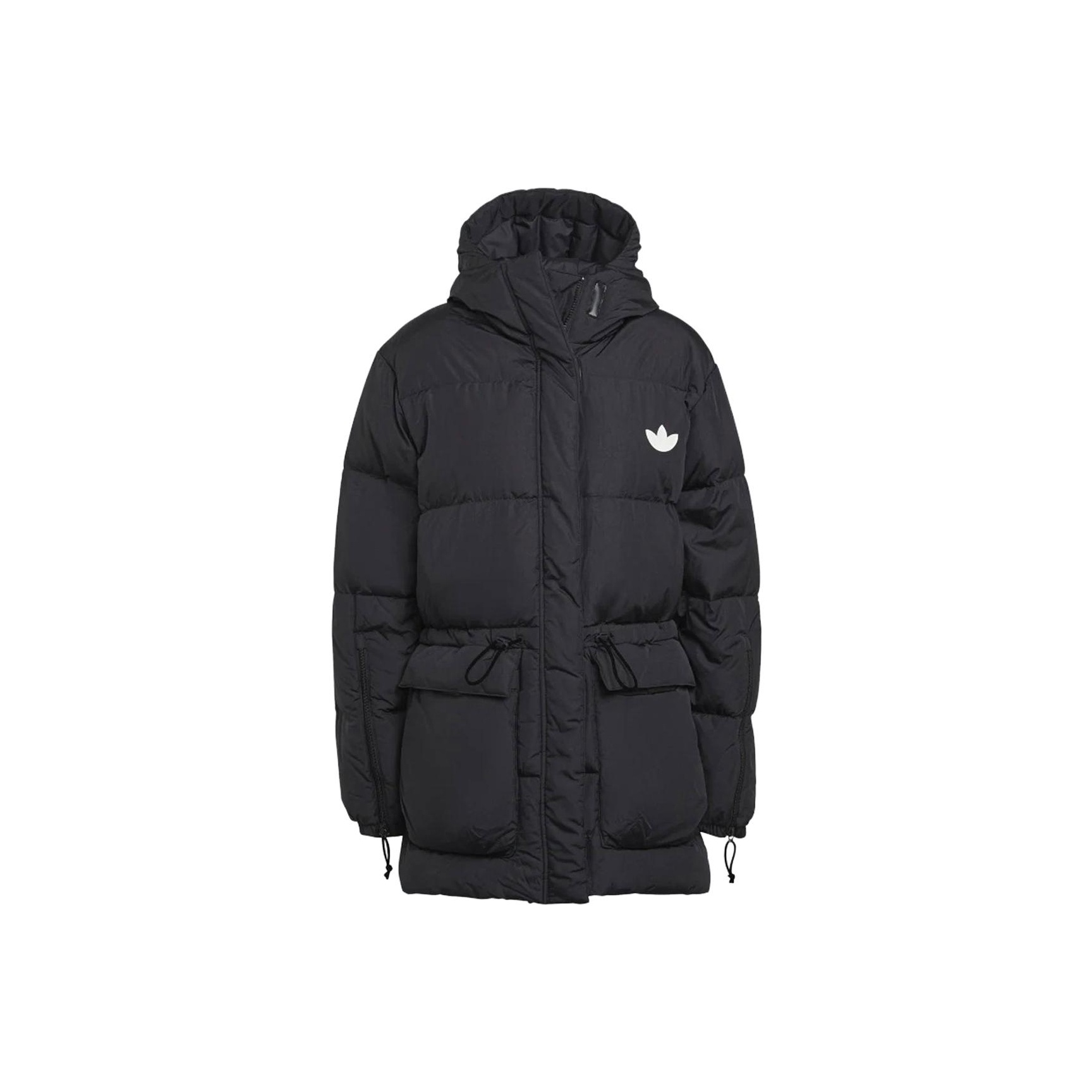 【ADIDAS】Original Puffer Jacket Women's black★追跡可 Adidas Originals Down Puffer Down Jackets Women's Black 32