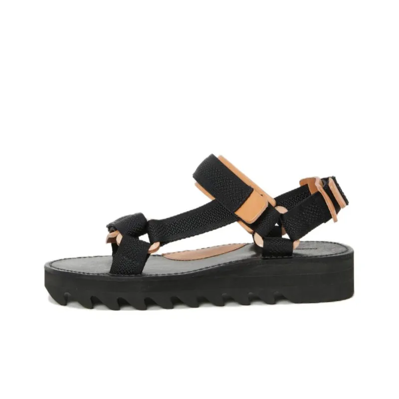 Hender Scheme Webb Beach Sandals Men's Black Brown-0