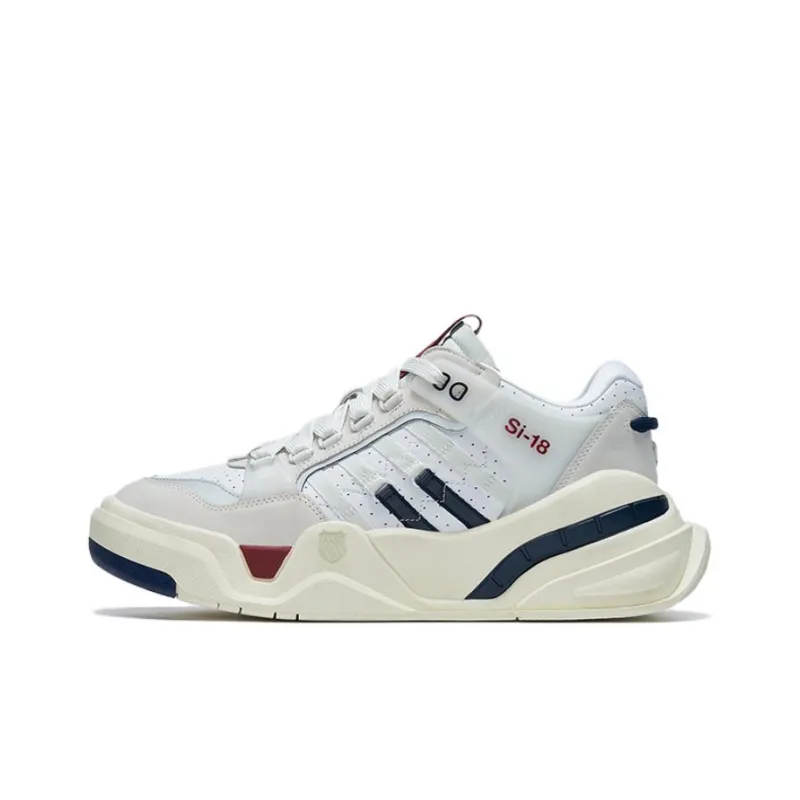 KSWISS Si 18 Cushioning Coverage Balance Low Top Casual Shoes Women's White-0