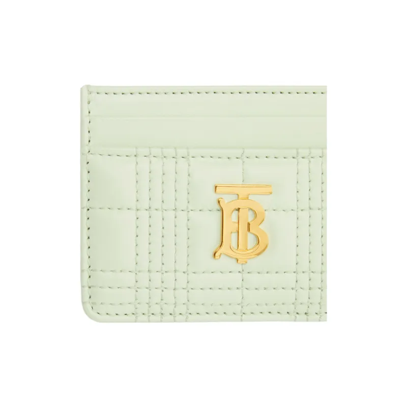 Burberry Lola Lola Bag Sheepskin Card Holder Women's Candy Color/Pistachio Green/Light Green-4