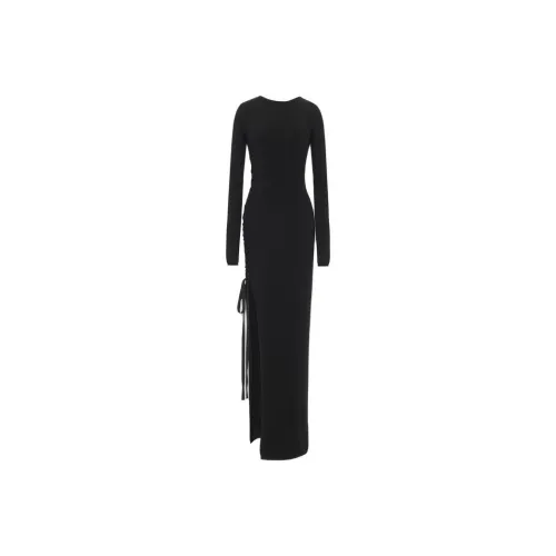 SAINT LAURENT Long-Sleeved Dresses Women's Black