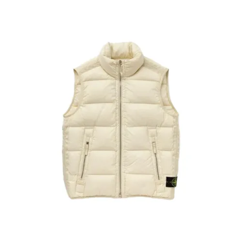 STONE ISLAND Vests Men Off White