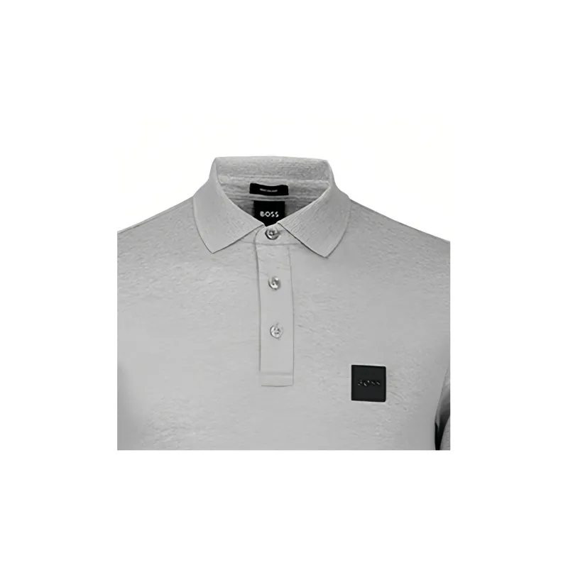 HUGO BOSS Logo-appliqué Cotton Polo Shirt-5