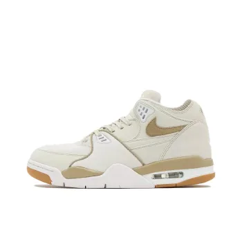 Nike Air Flight 89 Slip Resistant Mid Top Vintage Basketball Shoes Men's Beige
