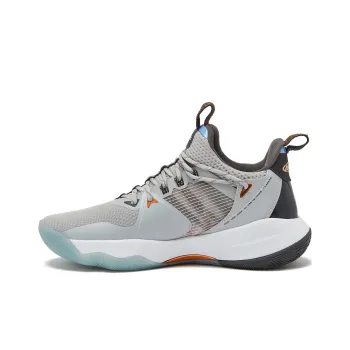 AND1 Attack 3.0 Anti-Slip Wear-Resistant Low-Top Basketball Shoes Men's Gray