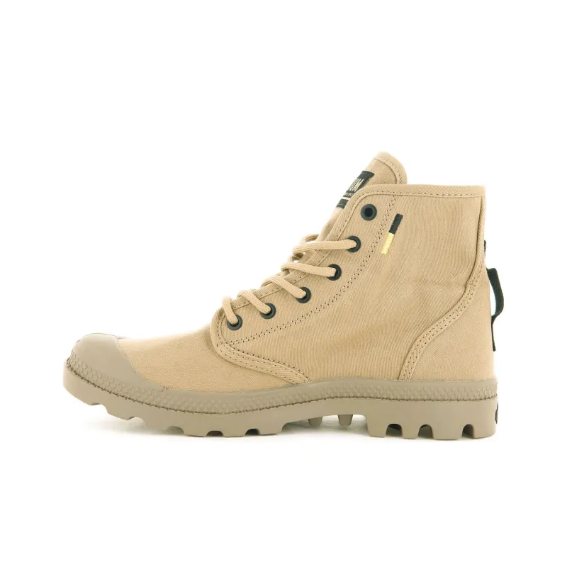 Palladium Pampa Hi Htg Supply Abrasion Resistant High Top Canvas Shoes Unisex Yellow-0