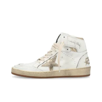 Golden Goose Sky Star White Gold Women's
