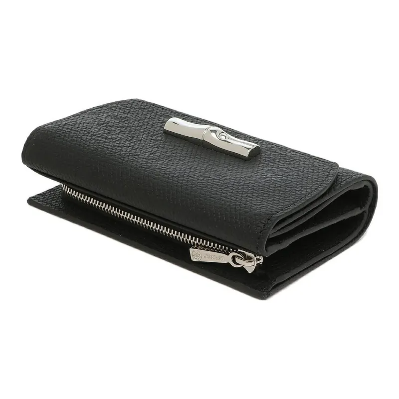 LONGCHAMP Roseau Compact Leather Wallet-2