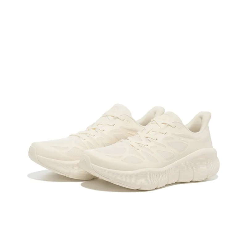 BMAI Expeditionary Pure Light Mixed EVA Physical Foam Low Top Running Shoes Men's Sea Sand White-2