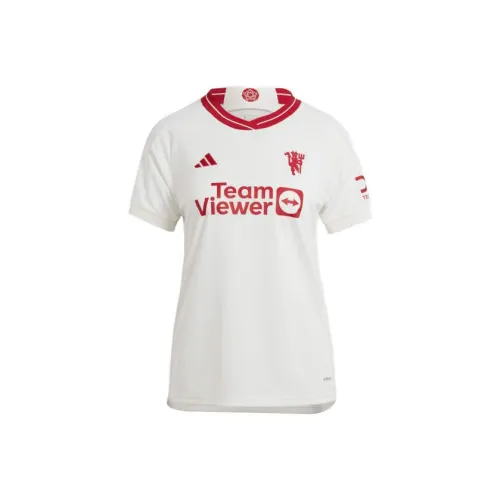 Adidas MANCHESTER UNITED THEATRE OF DREAMS T-Shirts Women's Cloud White