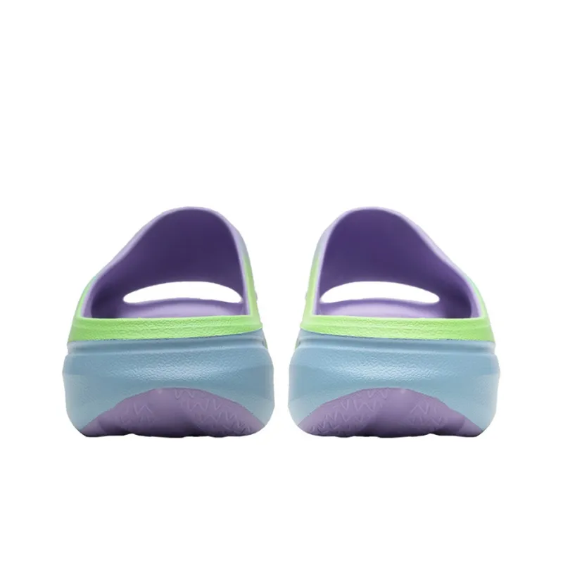Macondo Slide Slippers Unisex Flowing Light Ripple Purple-3