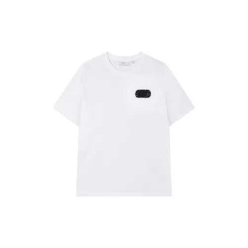 FILA MILANO Italian Luxury Sports Collection T-Shirts Women's Standard White