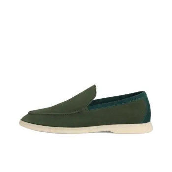 Loro Piana Summer Walk Loafers Men's Green