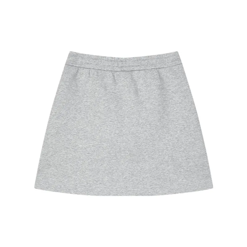 FILA MILANO Italian Luxury Sports Collection Casual Short Skirts Women's Snow Flake Heather Gray-1