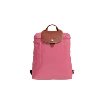 LONGCHAMP Canvas With Leather Backpack Large Size Women's Pink