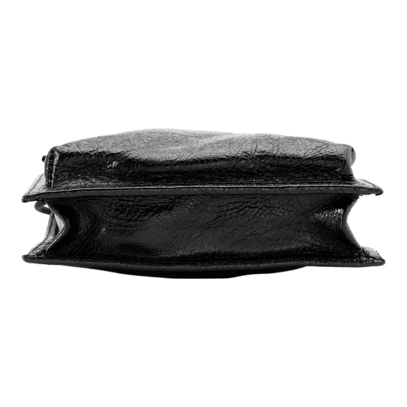 Balenciaga Explorer Sheepskin Cell Phone Pouch, Shoulder Bag, Crossbody Bag Trumpets Men's Black-4