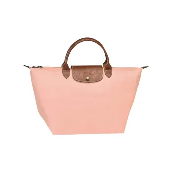 LONGCHAMP Le Pliage Nylon Dumpling Bag Handbags Medium Size Women's Pink