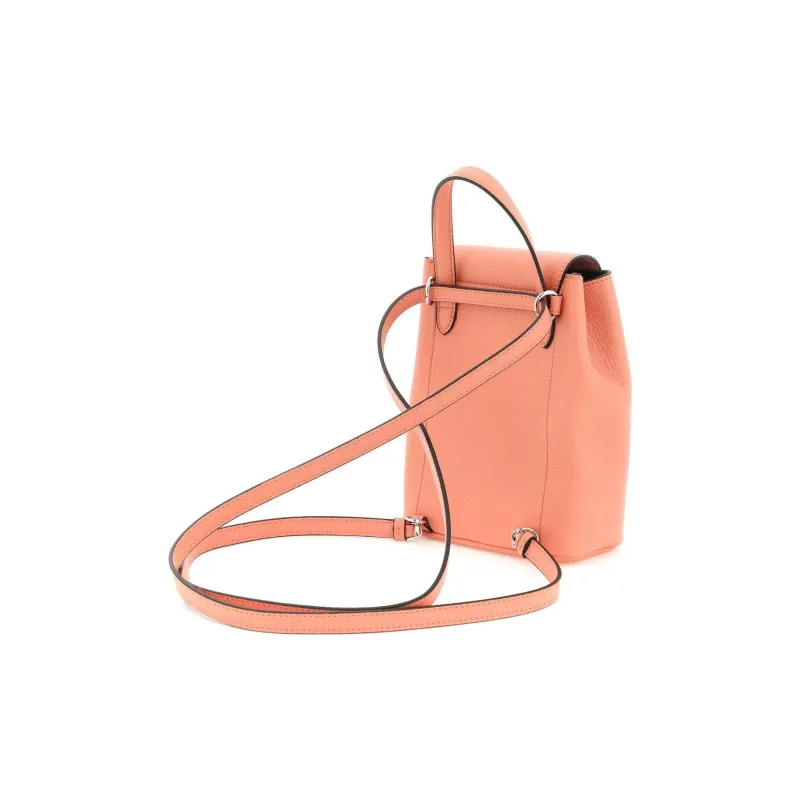 FERRAGAMO GANCINI Cow Leather Backpack Mini Women's Orange-2