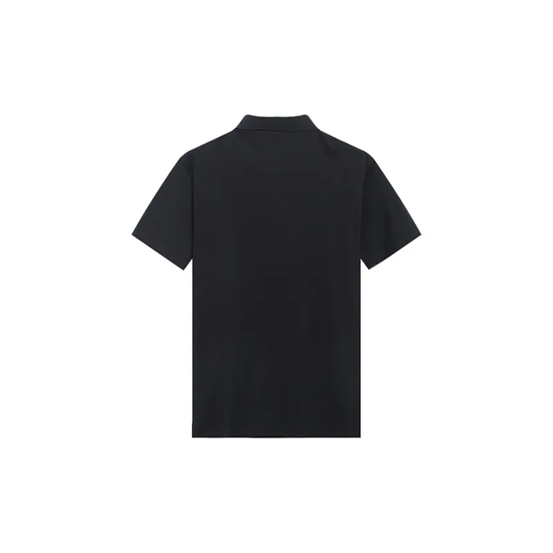 TCH Polo Shirts Men Black Base Gold Logo-1