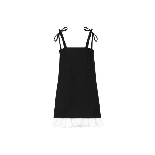 VEGA CHANG Slip Dresses Women's Gallon Black