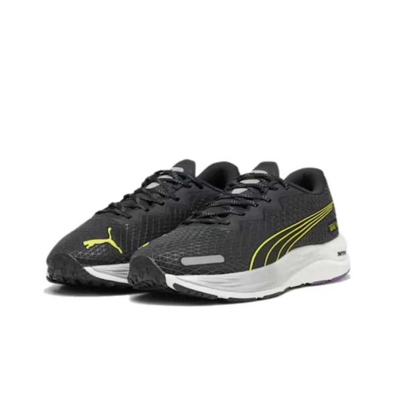 PUMA Velocity Nitro 2 GORE TEX 'Black Yellow Burst' Women's-2