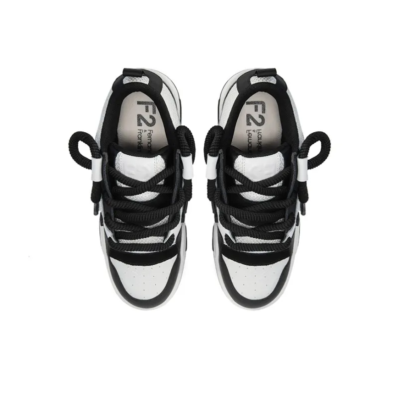 FERNANDA FRANKLIN Flying Fish Series Skateboard Shoes Men Low-Top White-2
