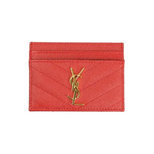 SAINT LAURENT Cassandre Card Holders