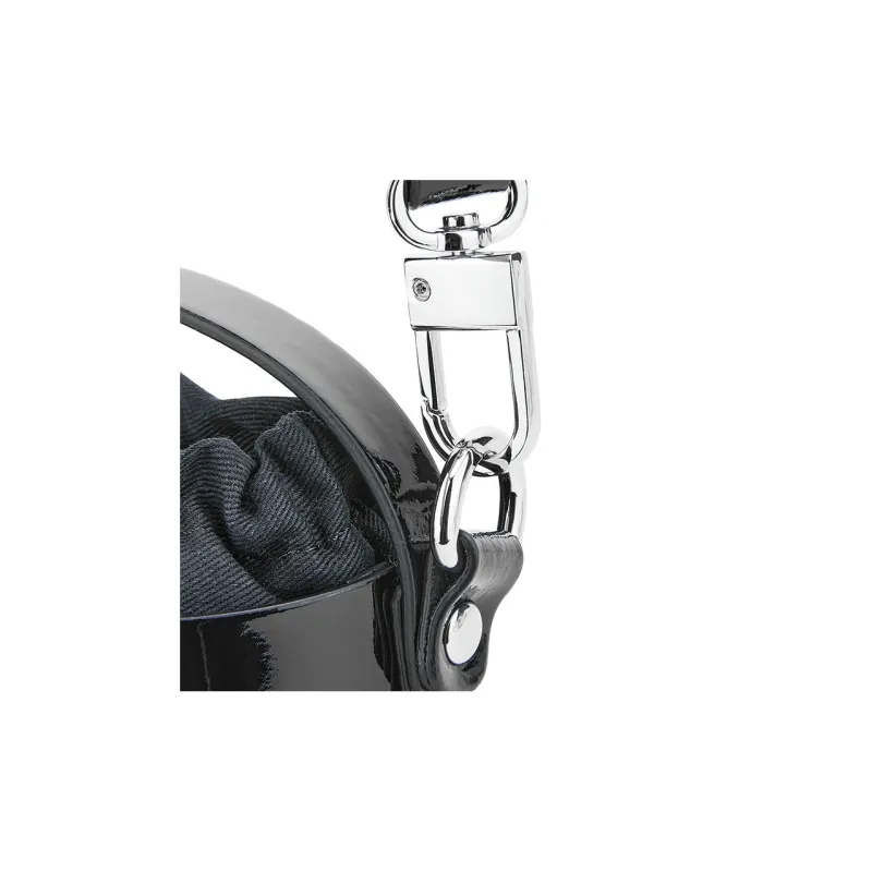 Vivienne Westwood DAISY Cow Leather Bucket Bag, Shoulder Bag, Crossbody Bag, Handbag Mini Women's Black-5
