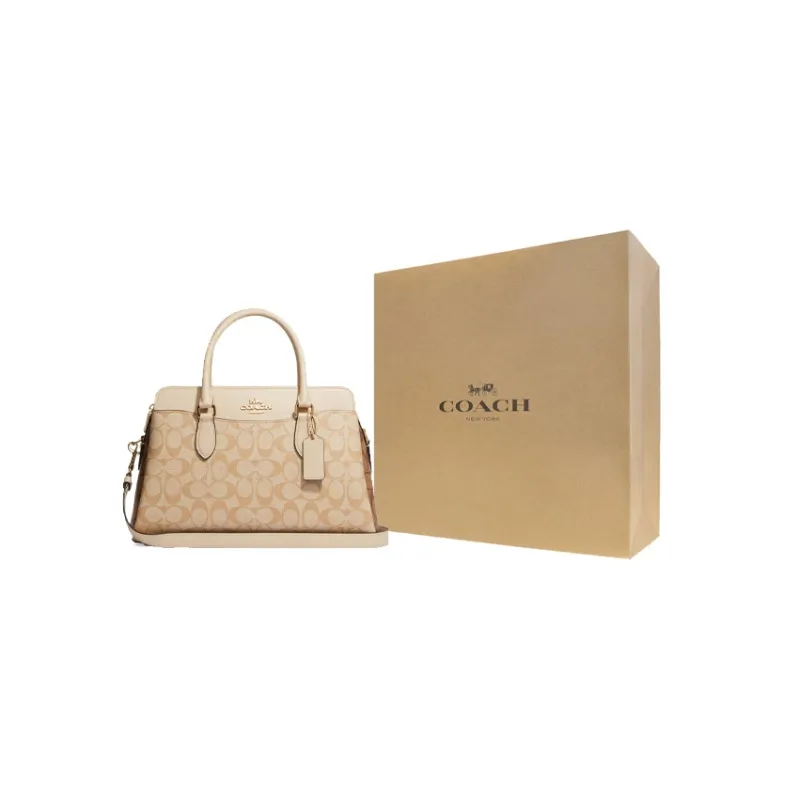 Coach Outlet Sullivan Crossbody in Signature Leather   Beige   One Size-9