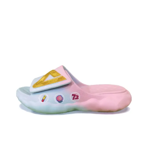 PEAK Slide Slippers Men Blue/Pink/Yellow