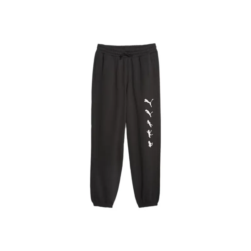 PUMA X RIPNDIP Co branded Series Sports Pants Men Black-1