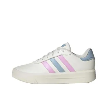Adidas Neo Court Platform Shoes 'Off White Lilac Blue' Women's