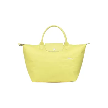 LONGCHAMP Le Pliage Club Nylon Dumpling Bag Handbags Large Size Women's Lemon